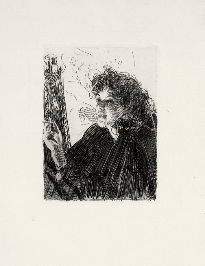  安德斯·莱奥纳德·佐恩 Anders Leonard Zorn —— 佐恩(素描) (76)